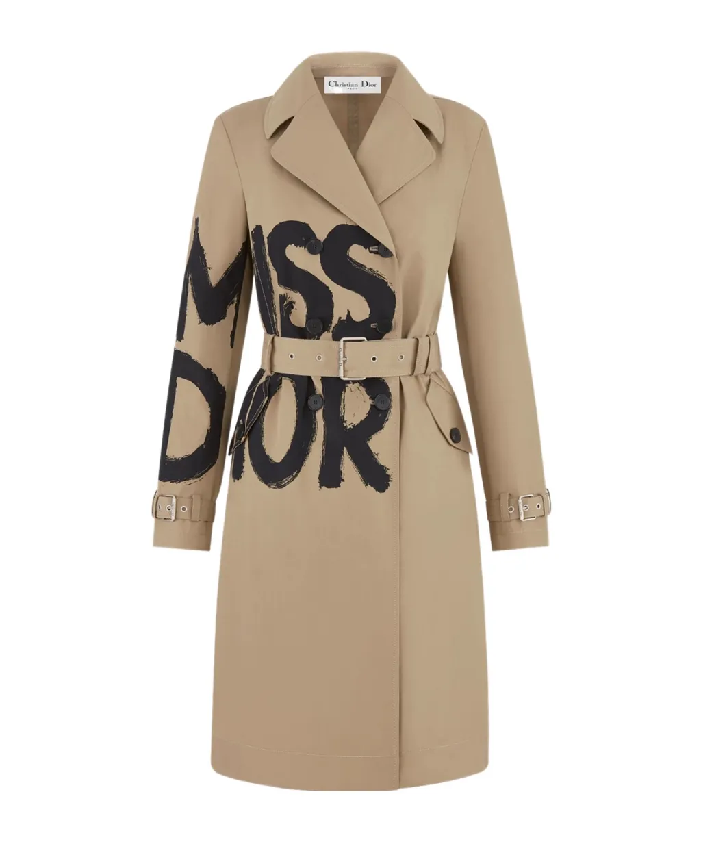 Double-Breasted Belted Coat