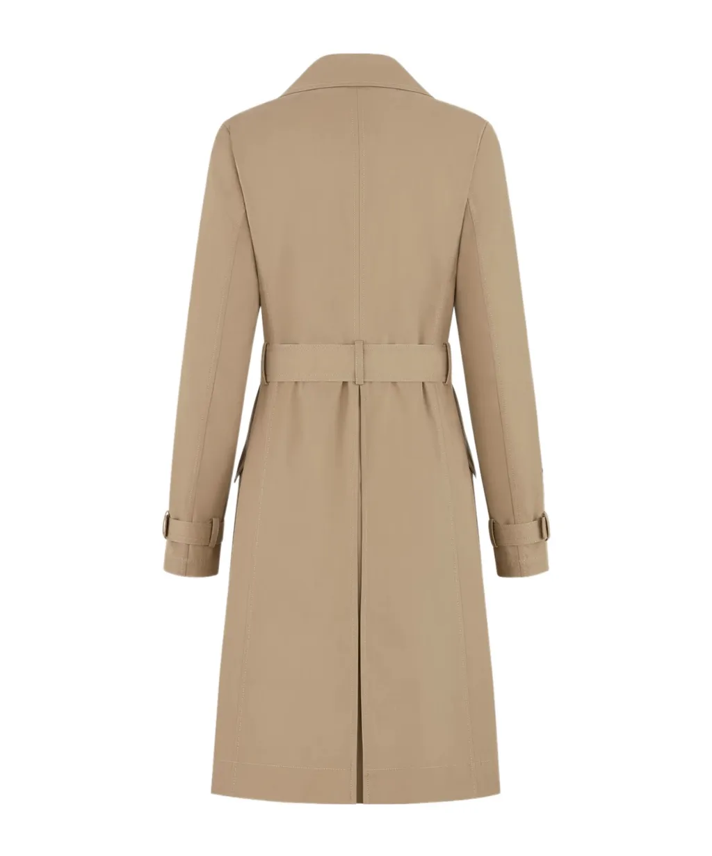 Double-Breasted Belted Coat