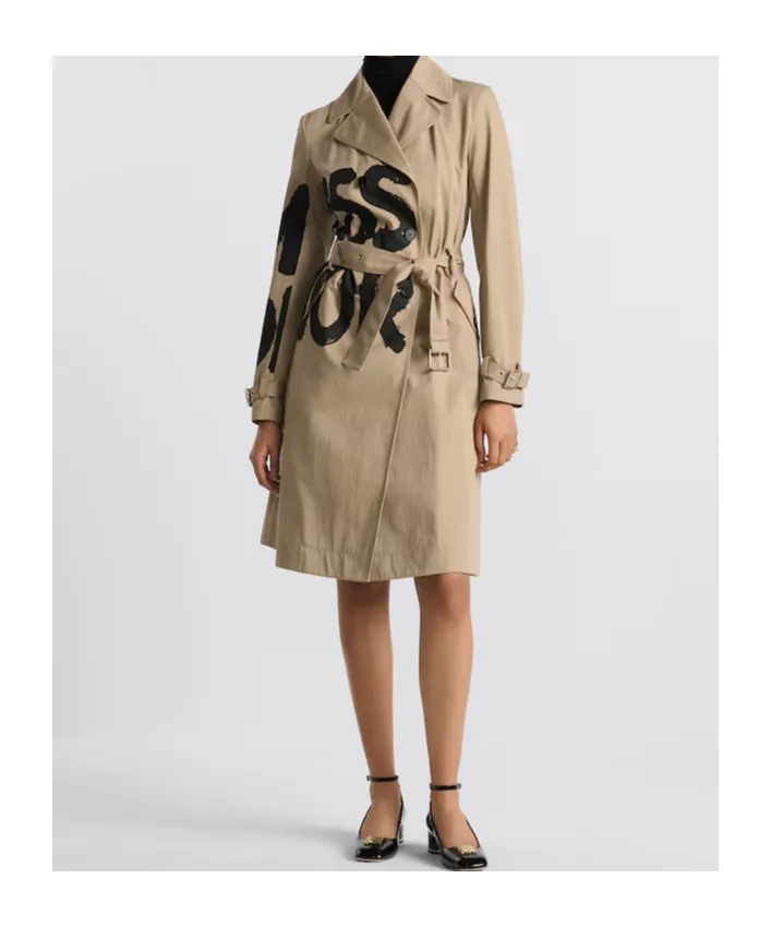 Double-Breasted Belted Coat