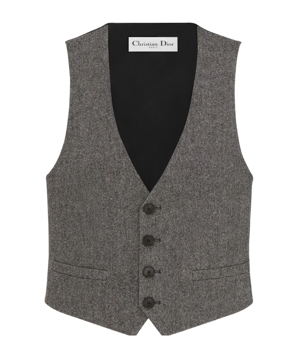 Button Wool Vest