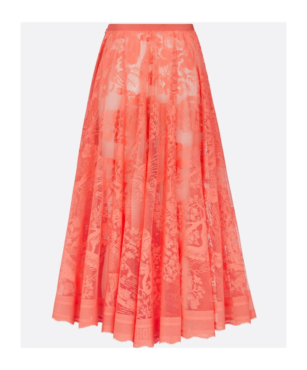 Dioriviera Flared Midi Skirt