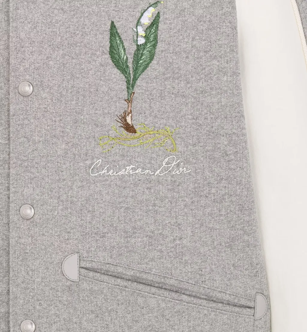 Lily Of The Valley Varsity Jacket