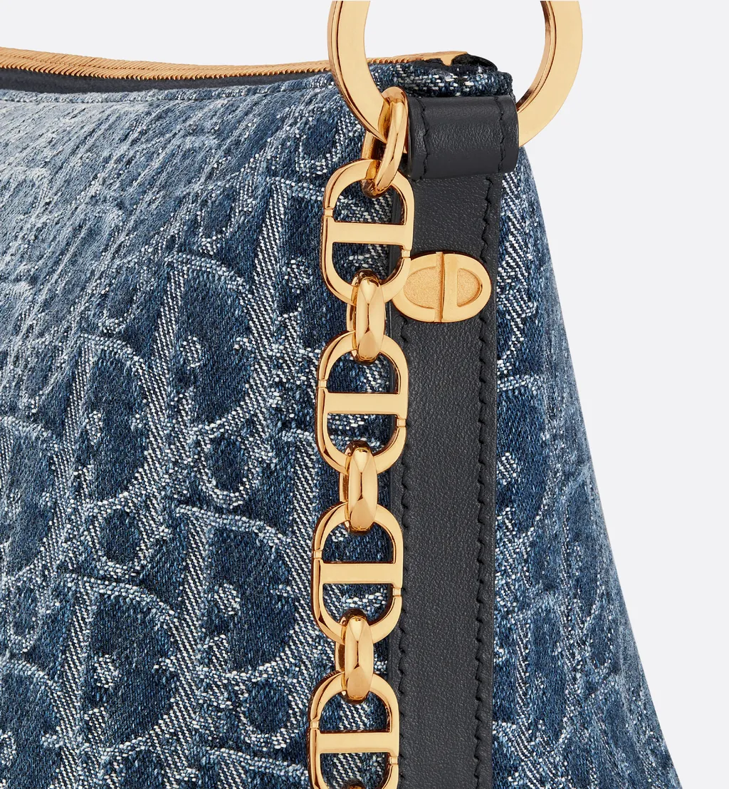 Diorstar Hobo Bag With Chain