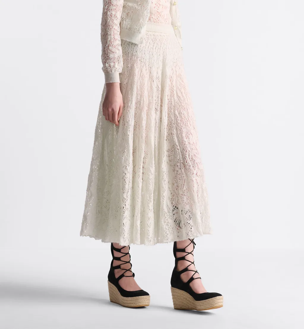 Flared Mid-Length Skirt