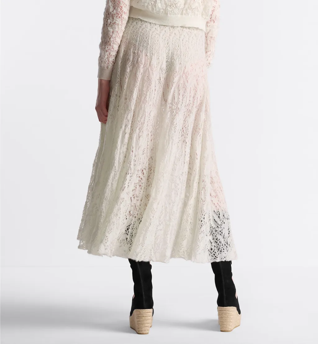 Flared Mid-Length Skirt