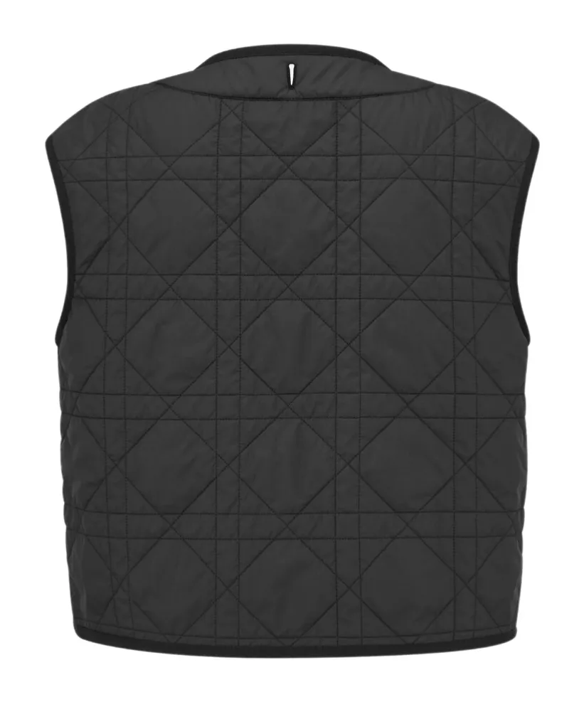 Bomber Jacket With Removable Macrocannage Vest