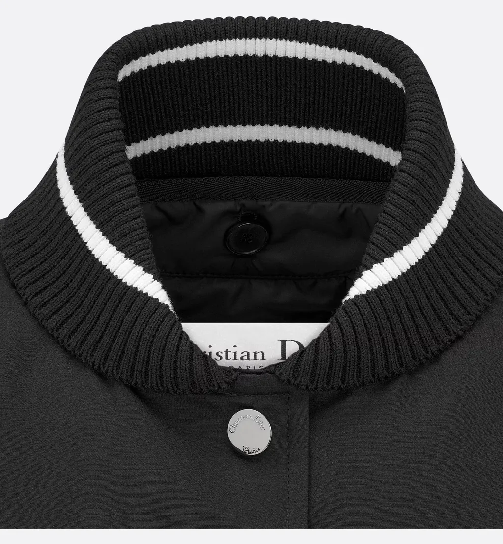 Bomber Jacket With Removable Macrocannage Vest