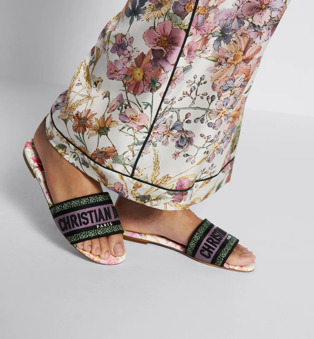 Open Toe Slip-On Slides