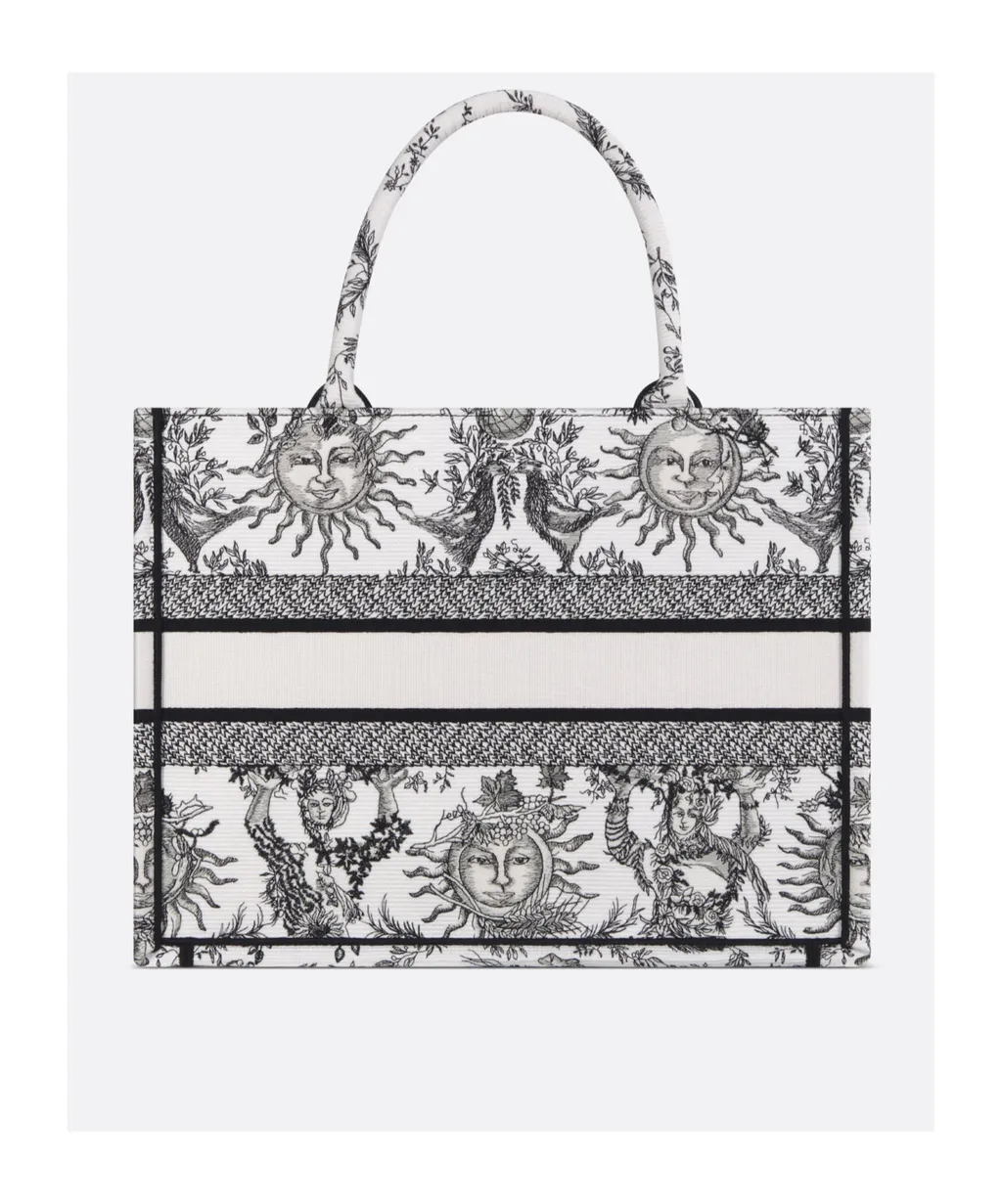 Medium Book Tote Handbag