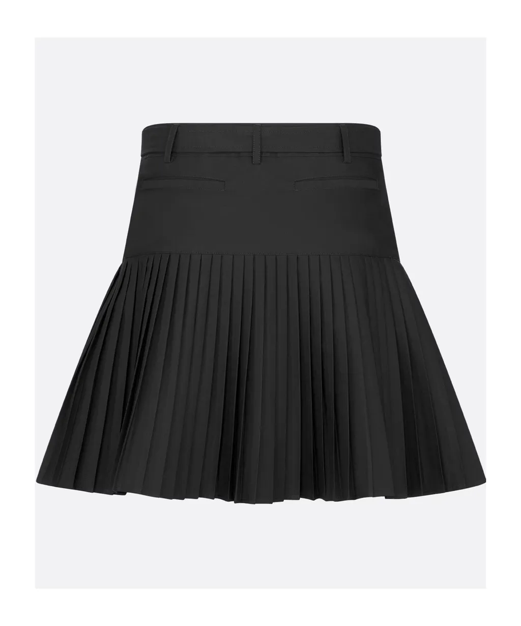 Pleated Miniskirt
