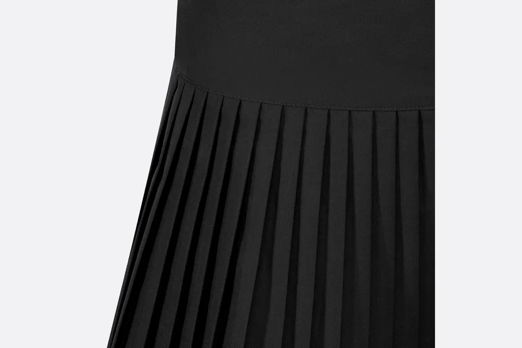 Pleated Miniskirt