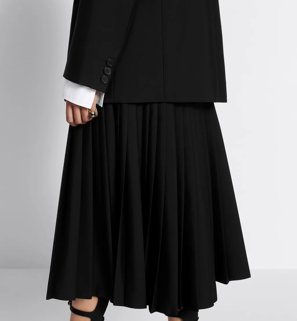 Flared Mid-Length Skirt