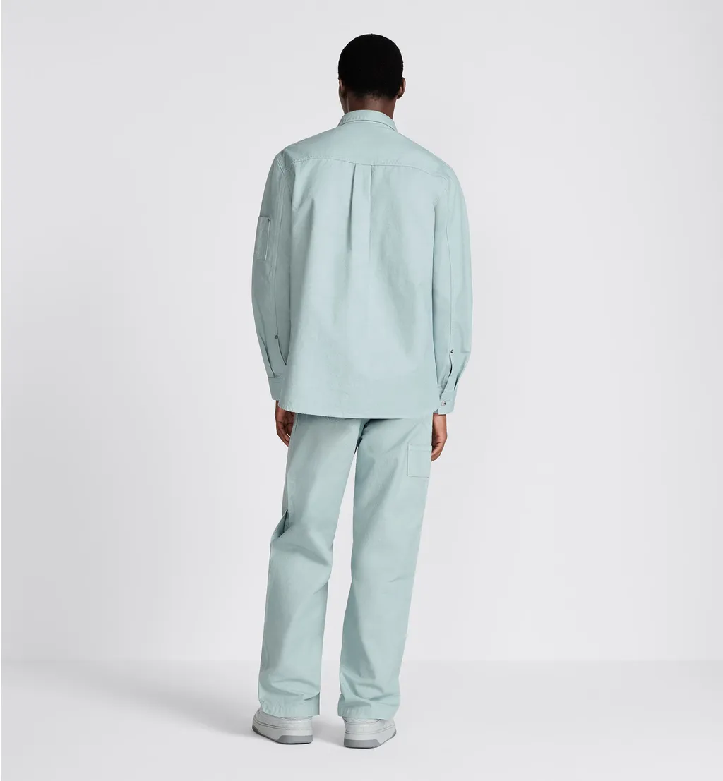 Logo Patch Straight Leg Pants