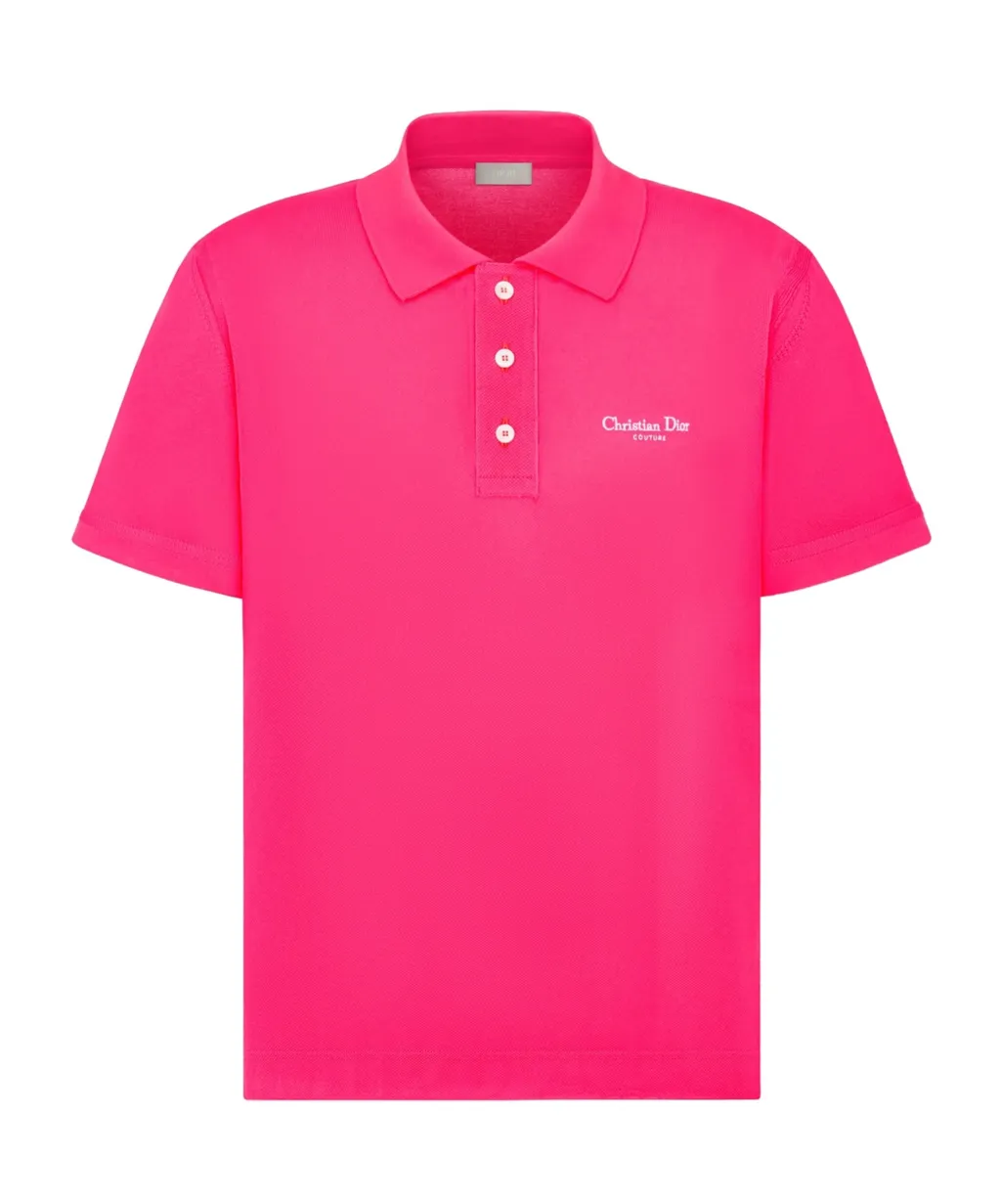 Logo Embroidered Short-Sleeved Polo Shirt