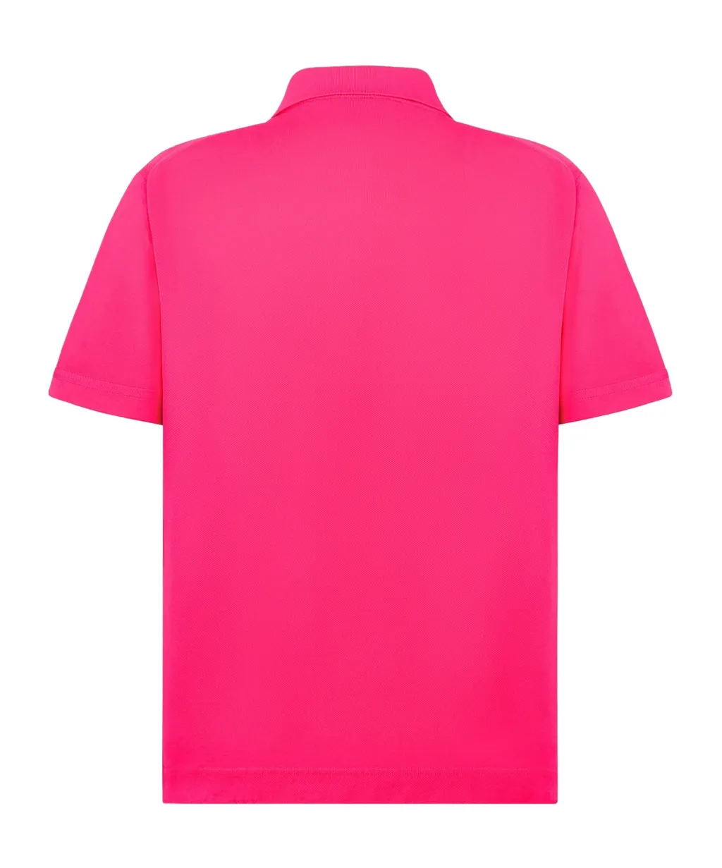 Logo Embroidered Short-Sleeved Polo Shirt