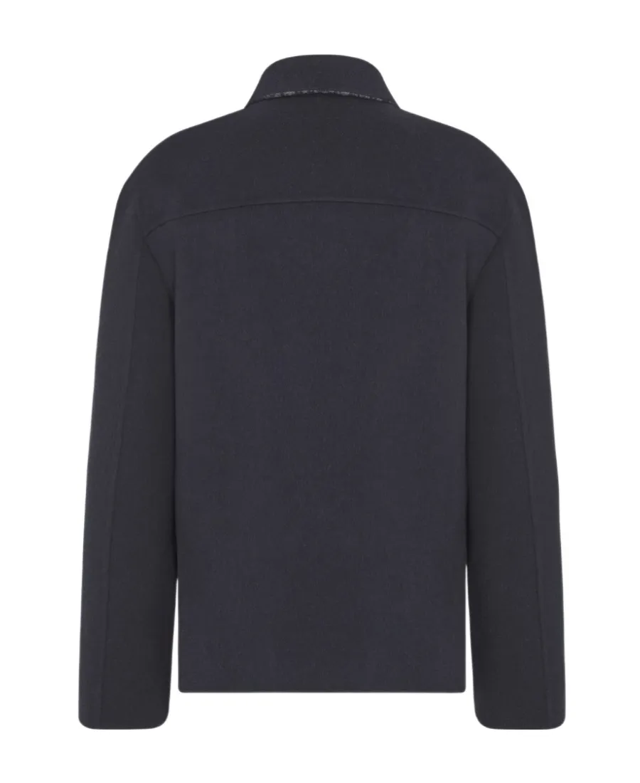 Collared Pocket Detailed Jacket