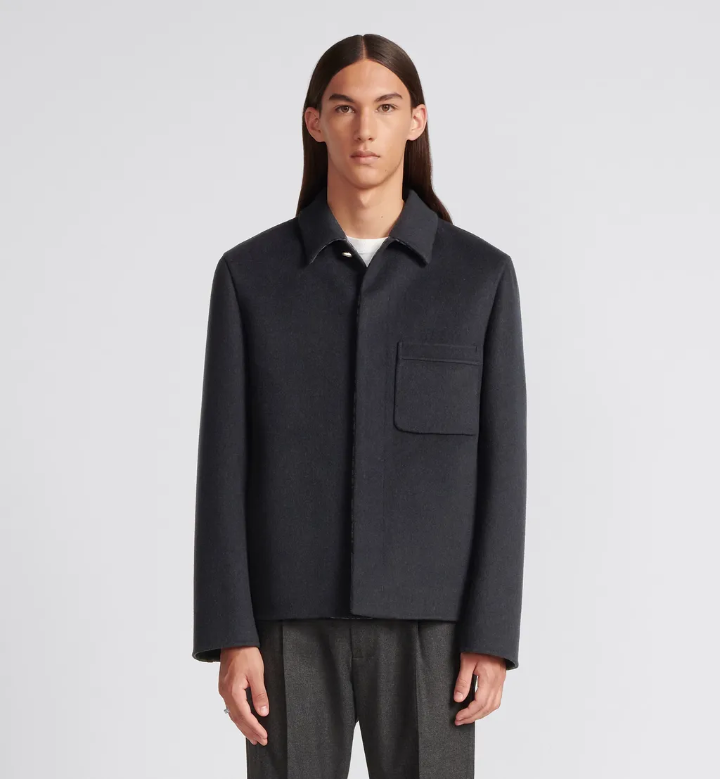 Collared Pocket Detailed Jacket