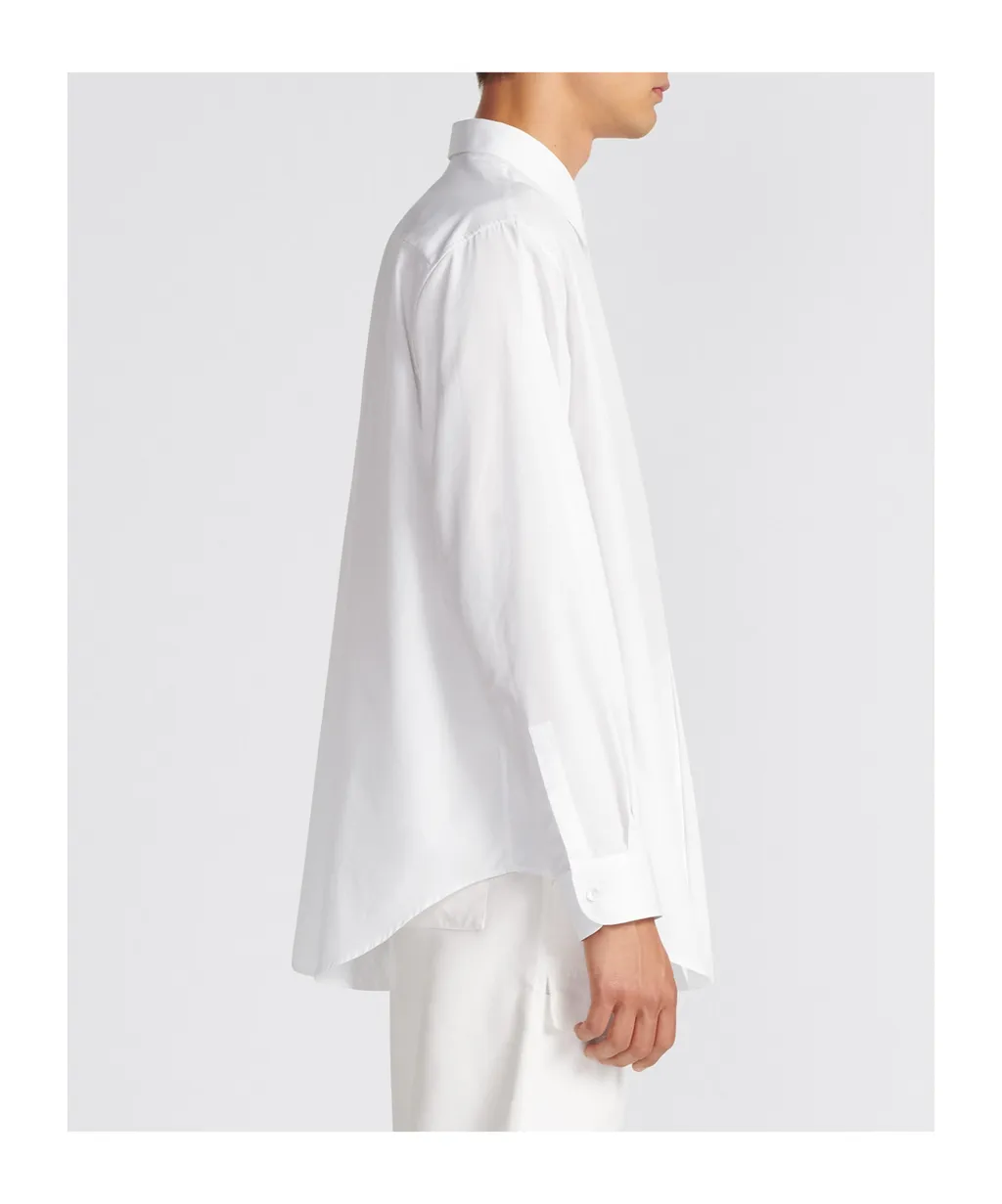 Long-Sleeved Button-Up Shirt