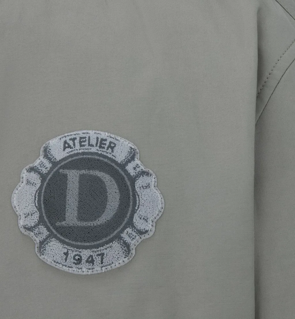Logo Embroidered Bomber Jacket