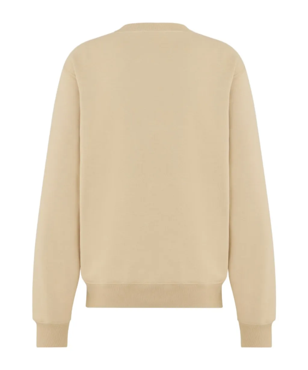 Logo Patch Round-Neck Sweater