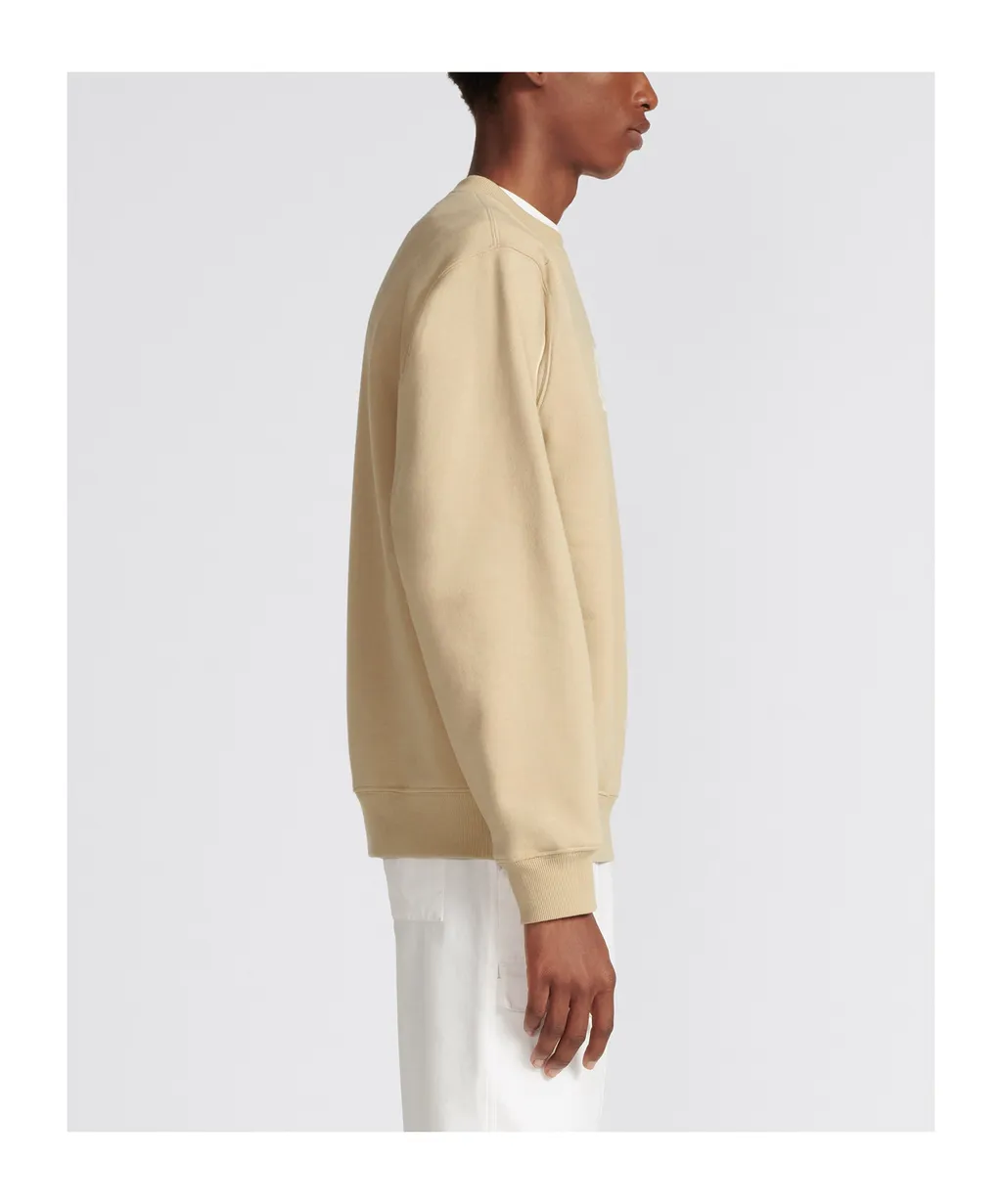 Logo Patch Round-Neck Sweater