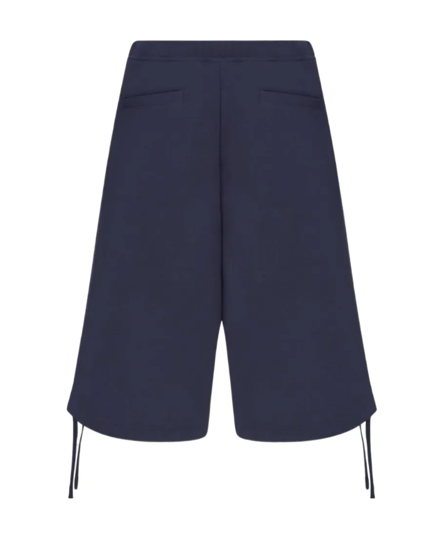 Logo Embroidered Drawstring Shorts