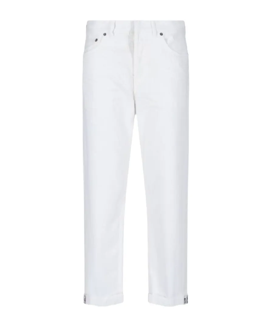Straight-Leg Cropped Jeans