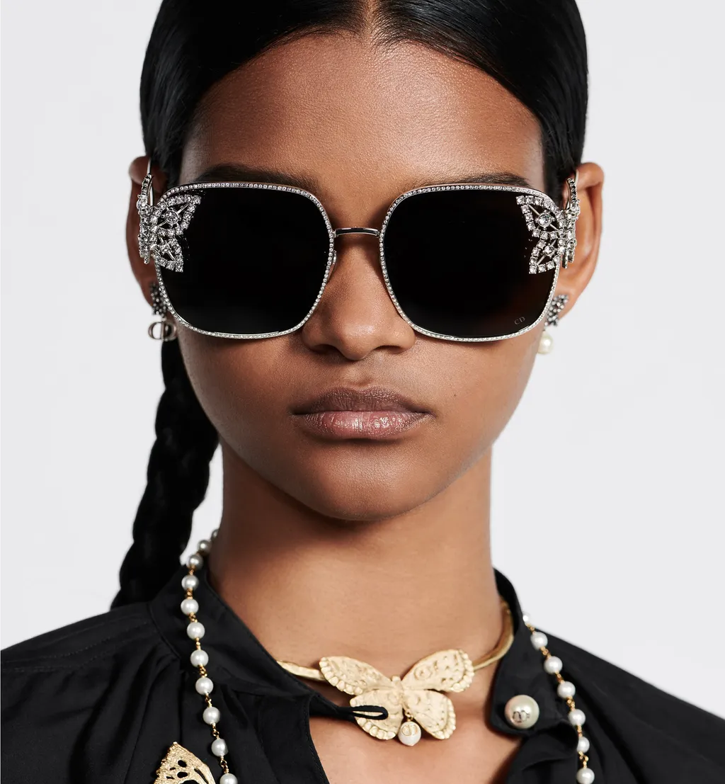 Fantastica S1U Butterfly Crystal Sunglasses