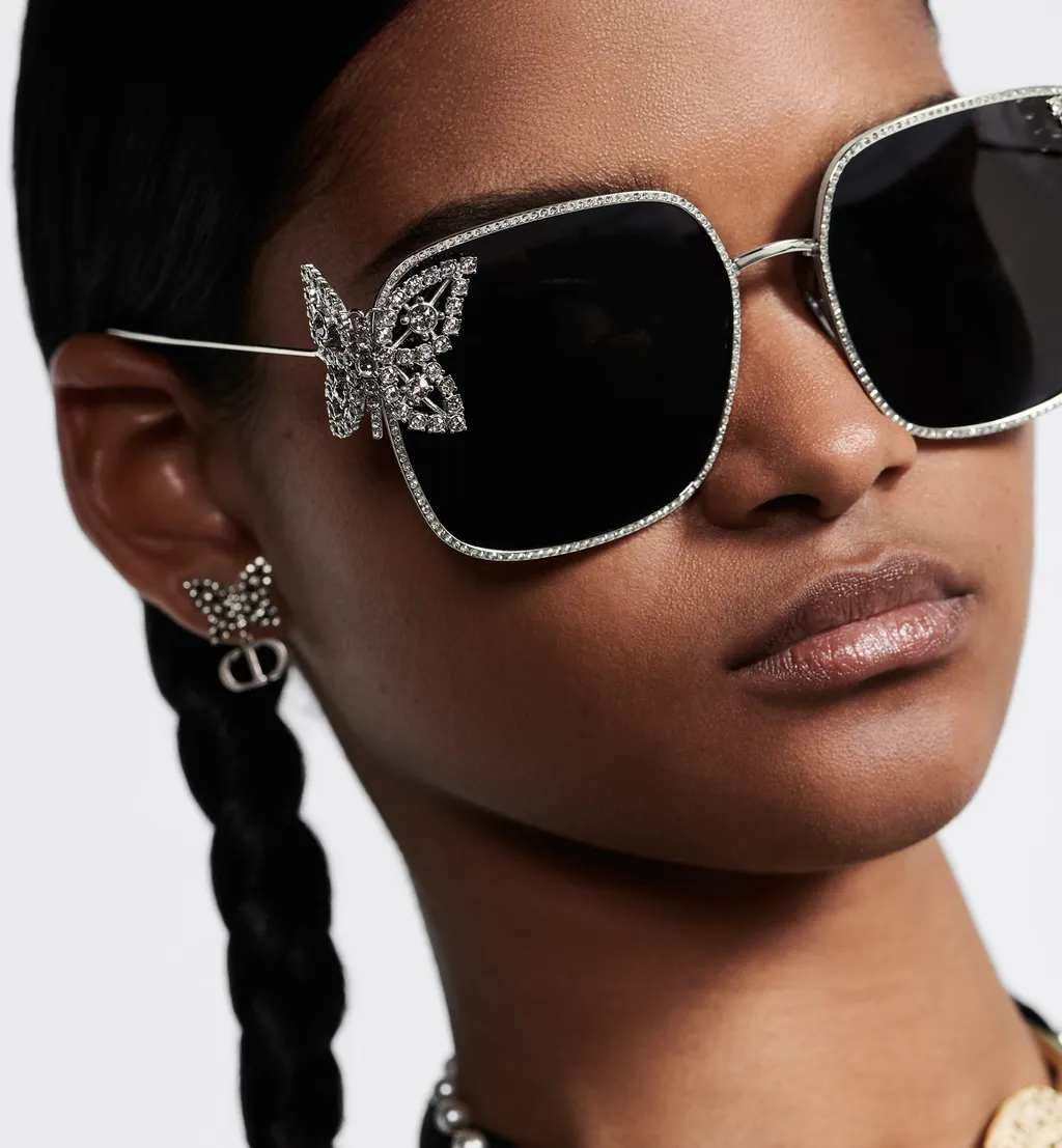Fantastica S1U Butterfly Crystal Sunglasses