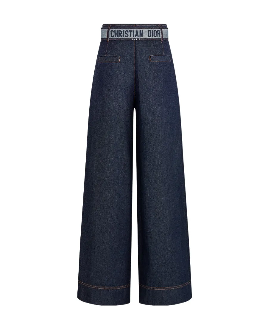 Multi-Pocket Denim Trousers