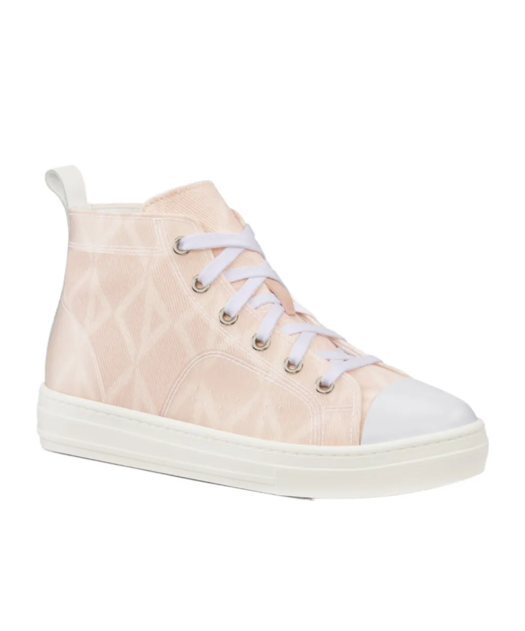 Round Toe High-Top Sneakers