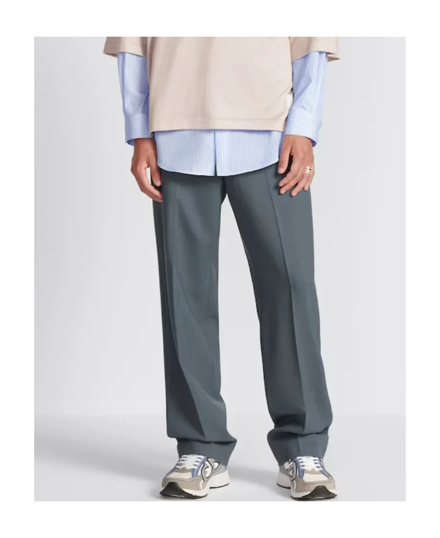 High Waist Straight Leg Pants