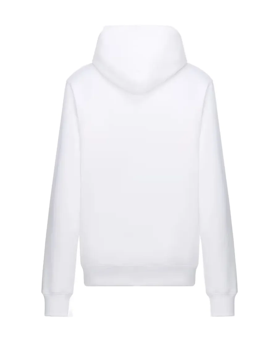 Logo Printed Long-Sleeved Hoodie