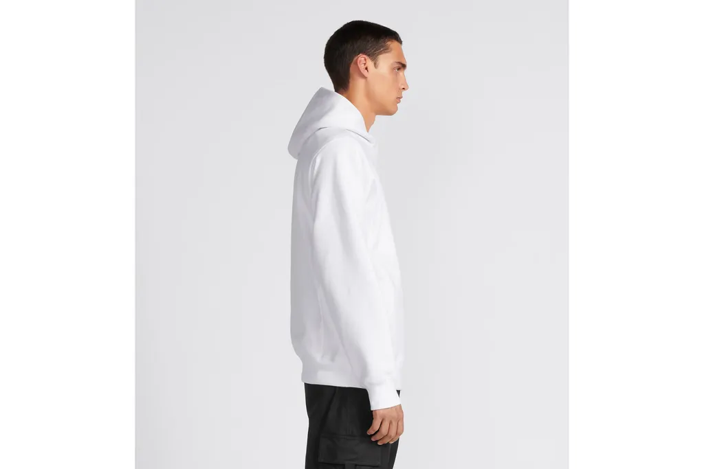 Logo Printed Long-Sleeved Hoodie