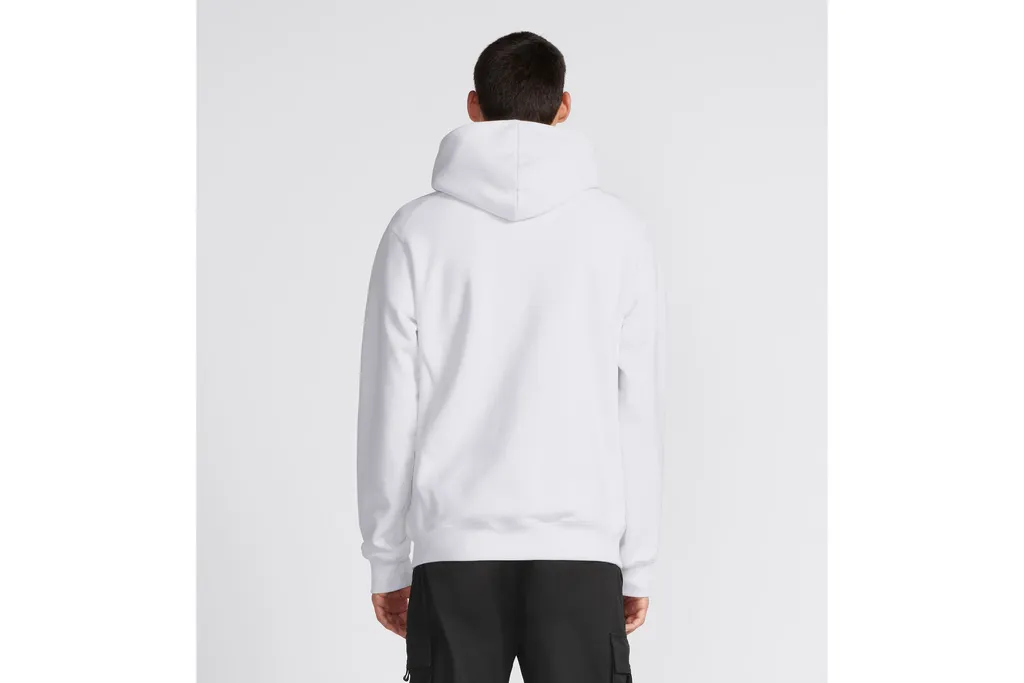 Logo Printed Long-Sleeved Hoodie