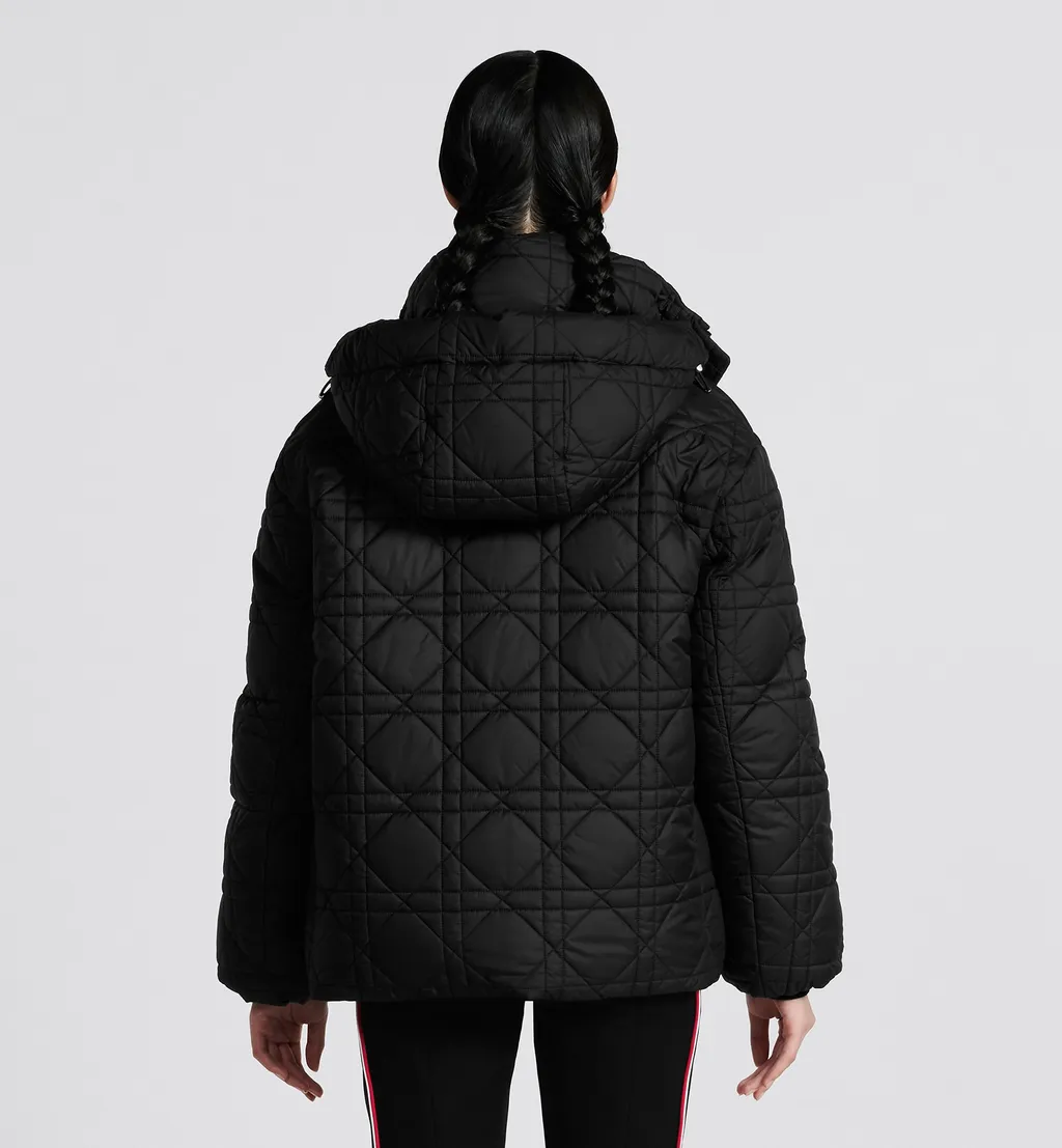 Macrocannage Hooded Down Jacket