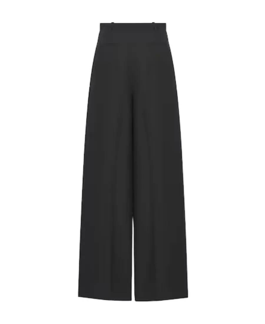 Pleated Flared Pants