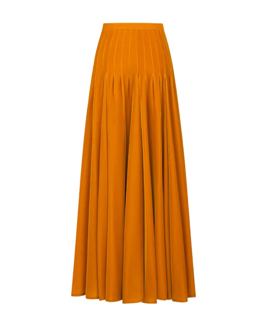 Long Flared Skirt