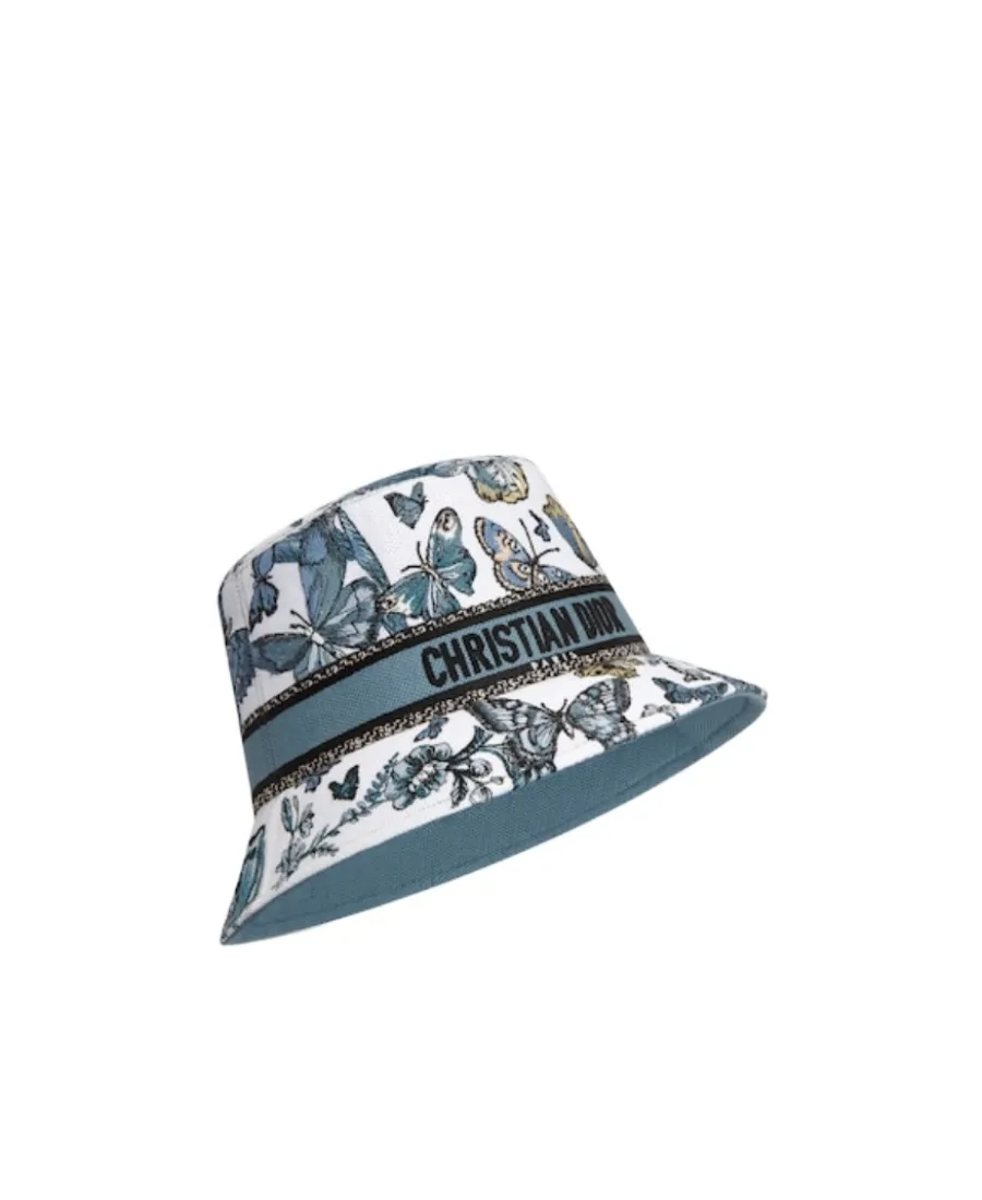 D-Bobby Toile De Jouy Mexico Small Brim Bucket Hat
