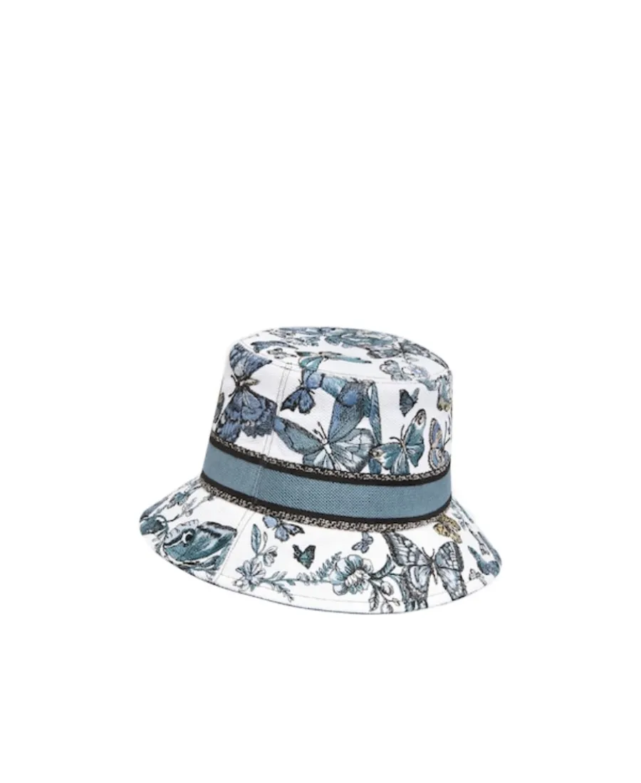 D-Bobby Toile De Jouy Mexico Small Brim Bucket Hat