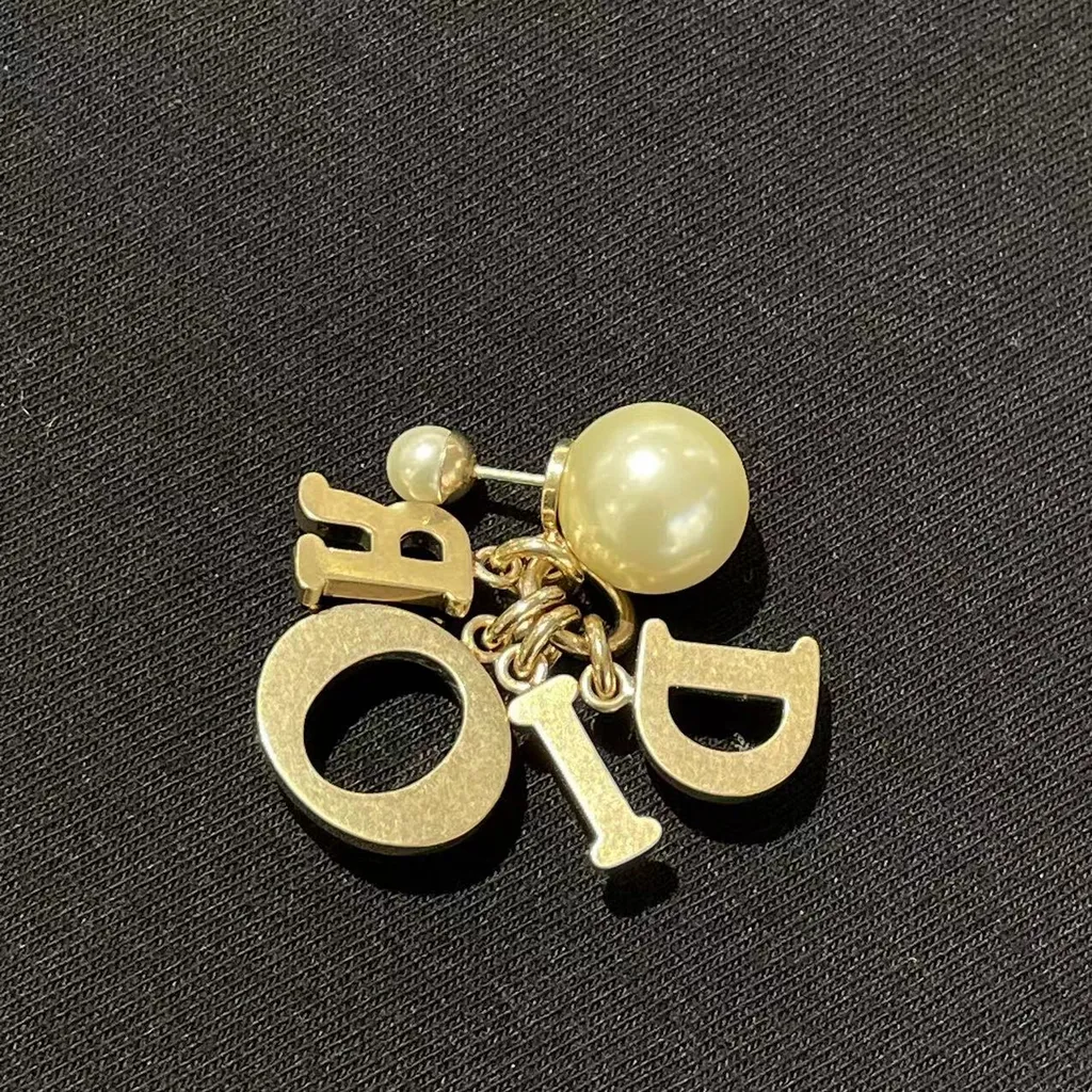 Logo Pendant Earrings