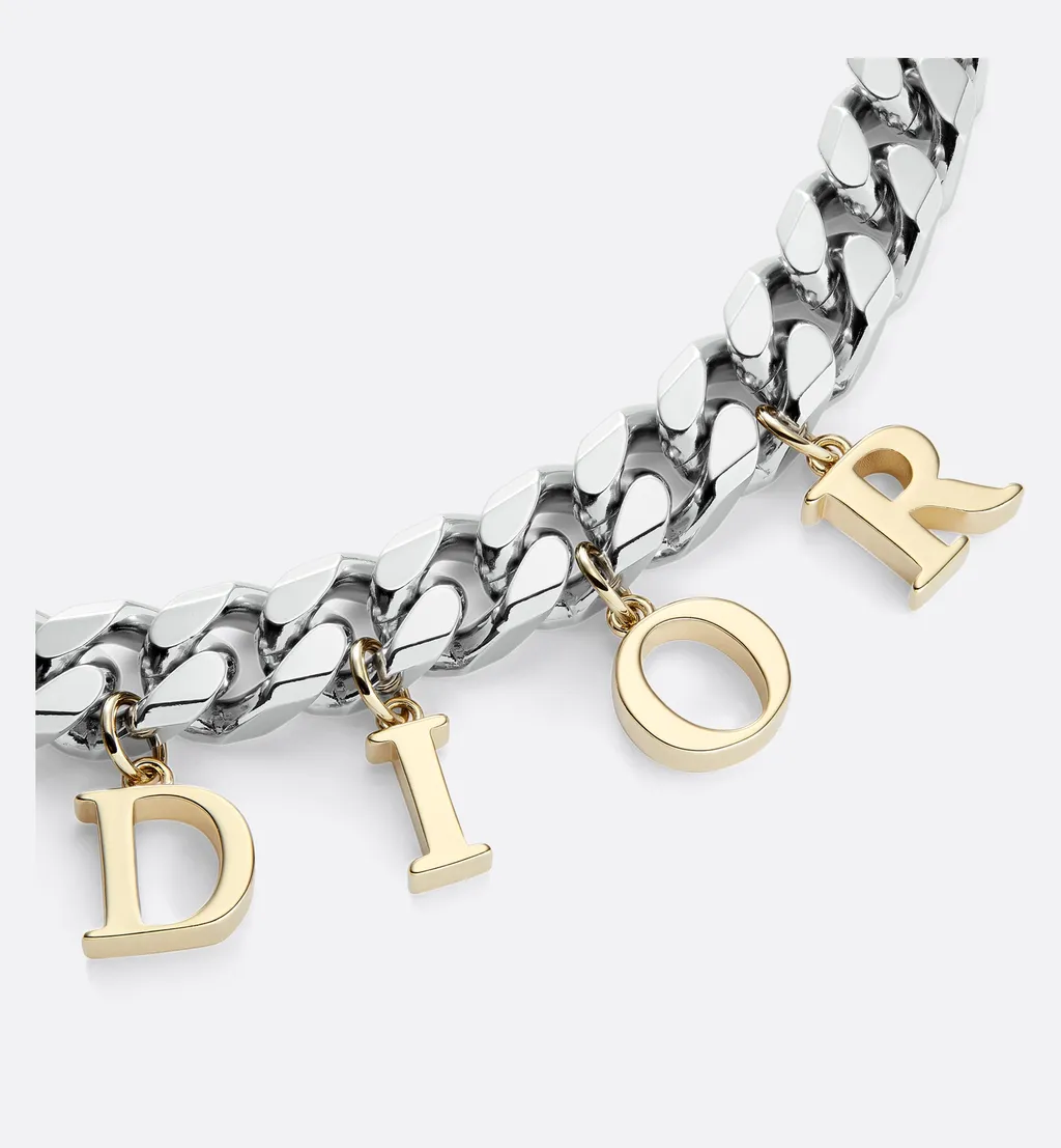 Necklace With Letter Pendants