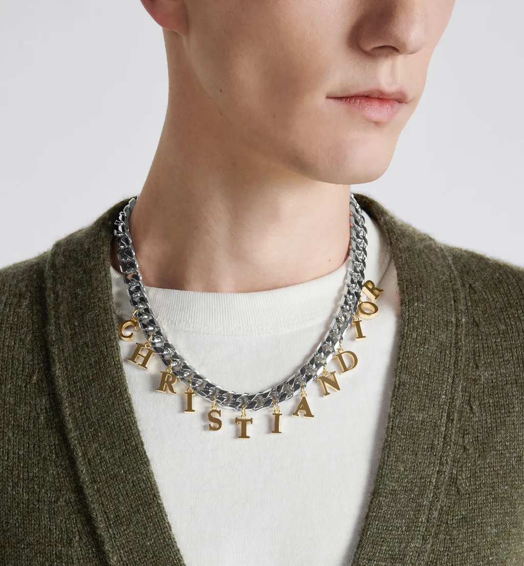 Necklace With Letter Pendants
