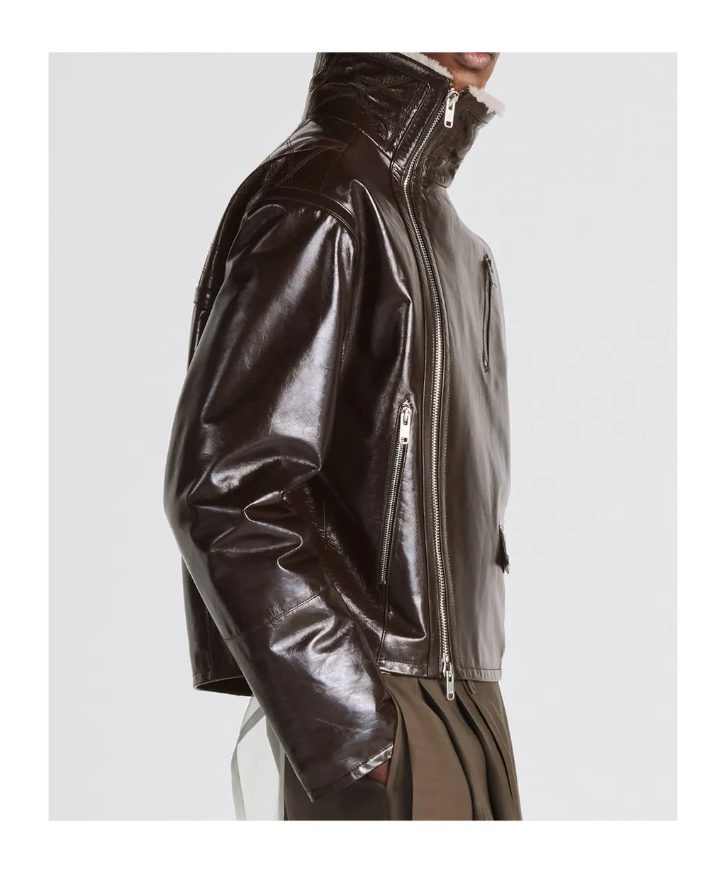 Blouson With Cannage Collar
