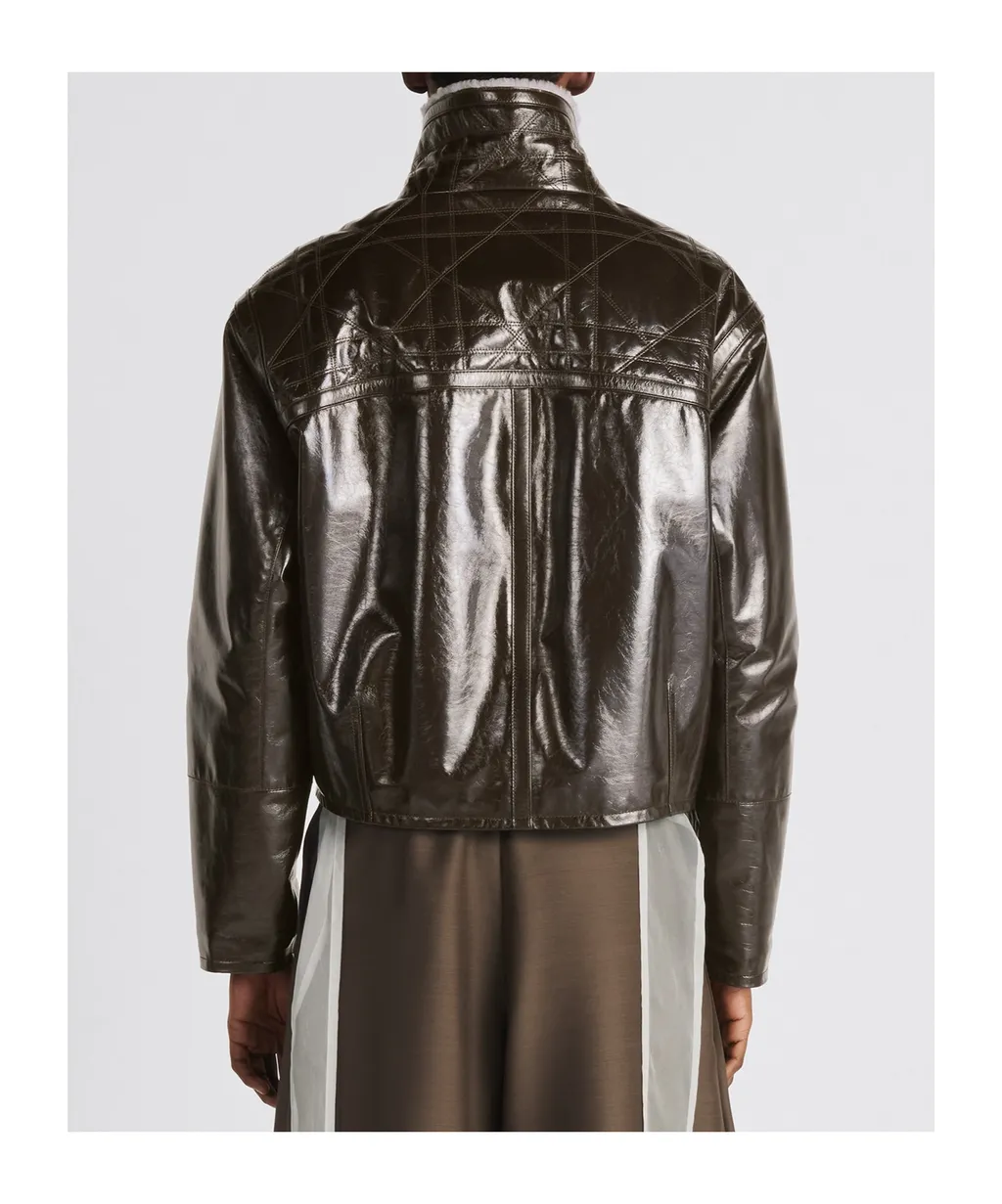 Blouson With Cannage Collar