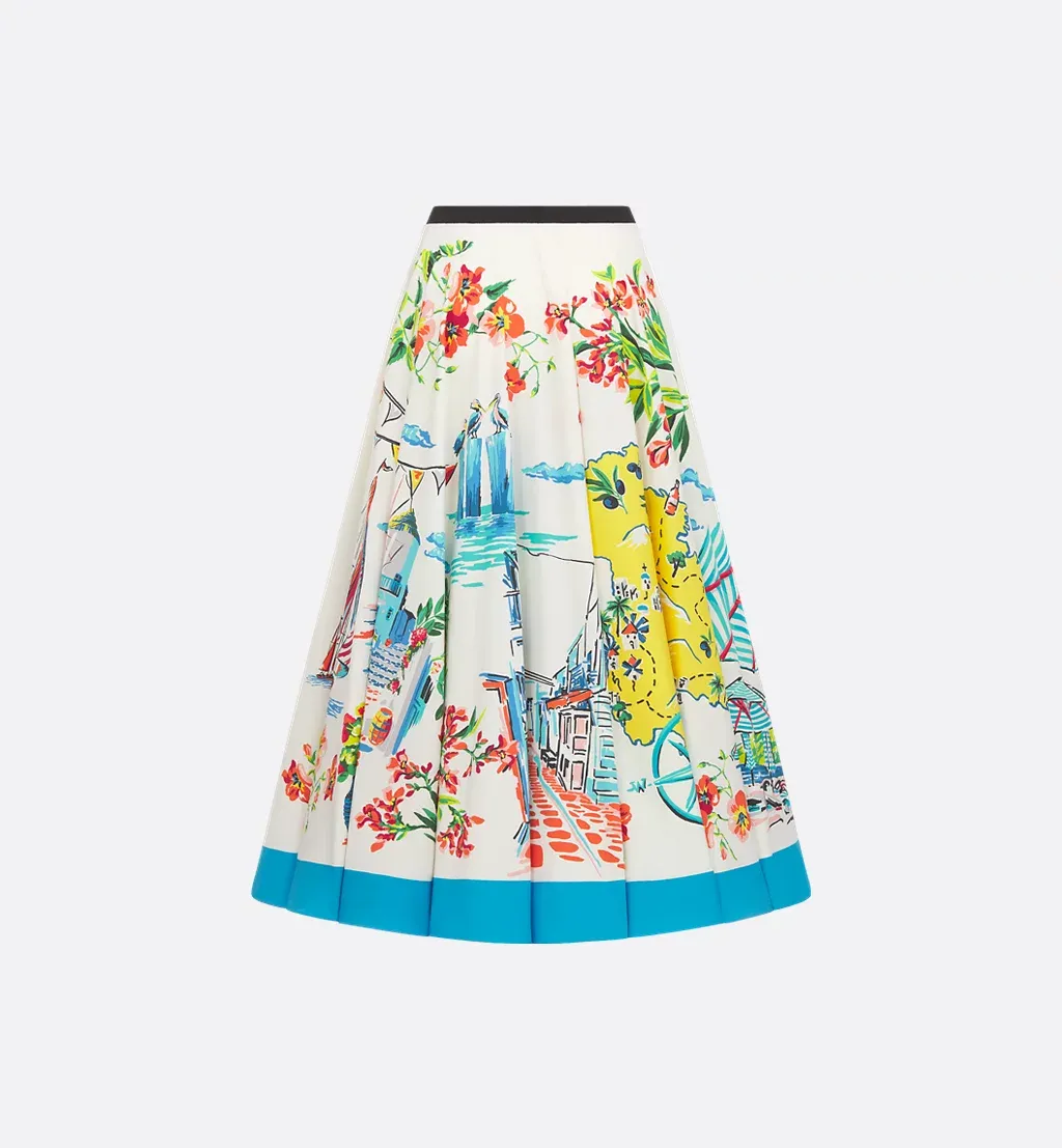 Souvenir Mid-Length Flared Skirt