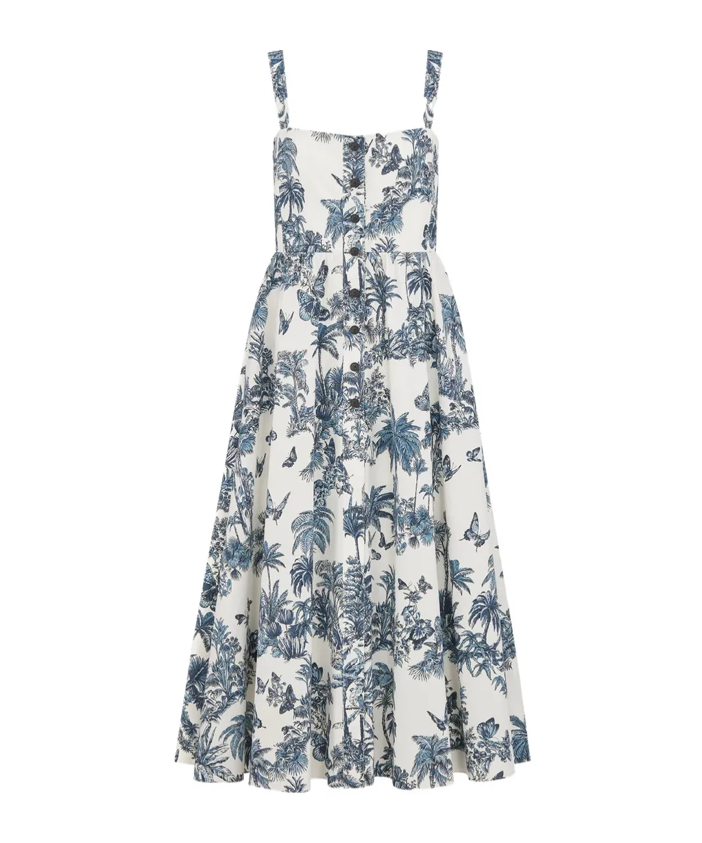 Mid-Length Flared Dress