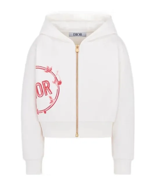 Zipped Hooded Sweatshirt