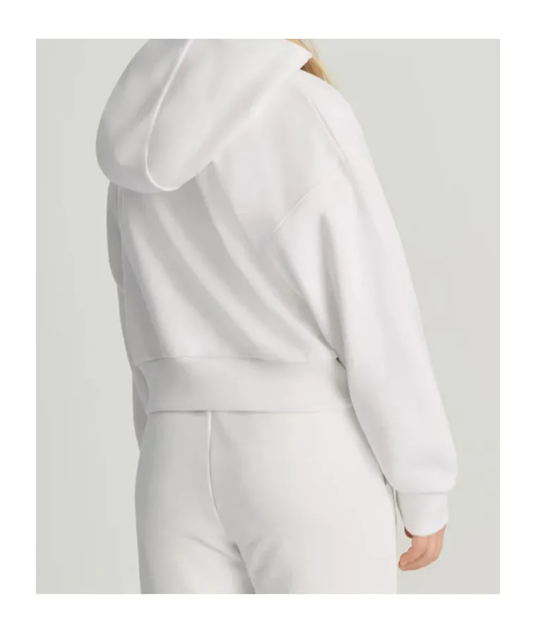 Zipped Hooded Sweatshirt