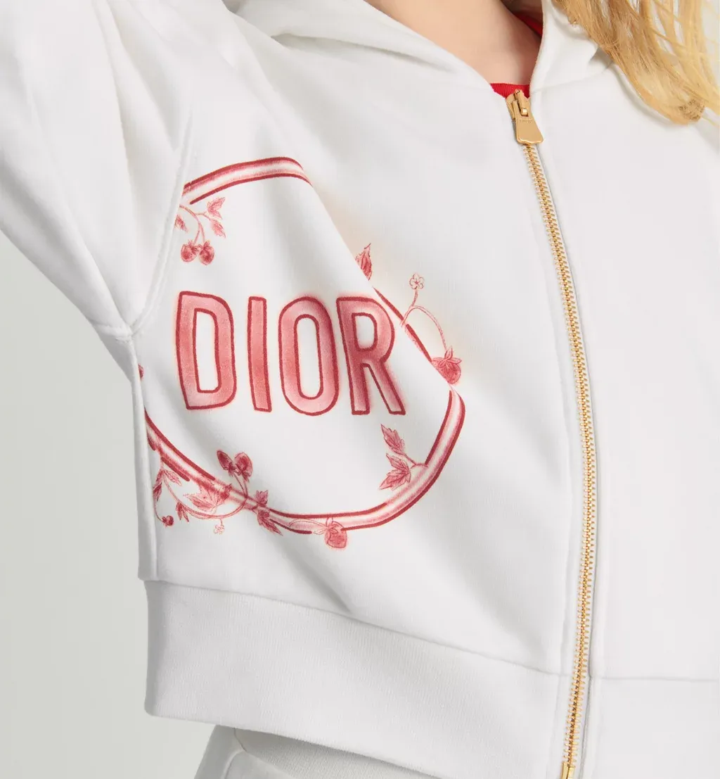 Zipped Hooded Sweatshirt